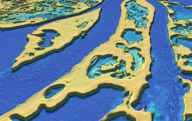 BlueVision 3D bathymetry viewer